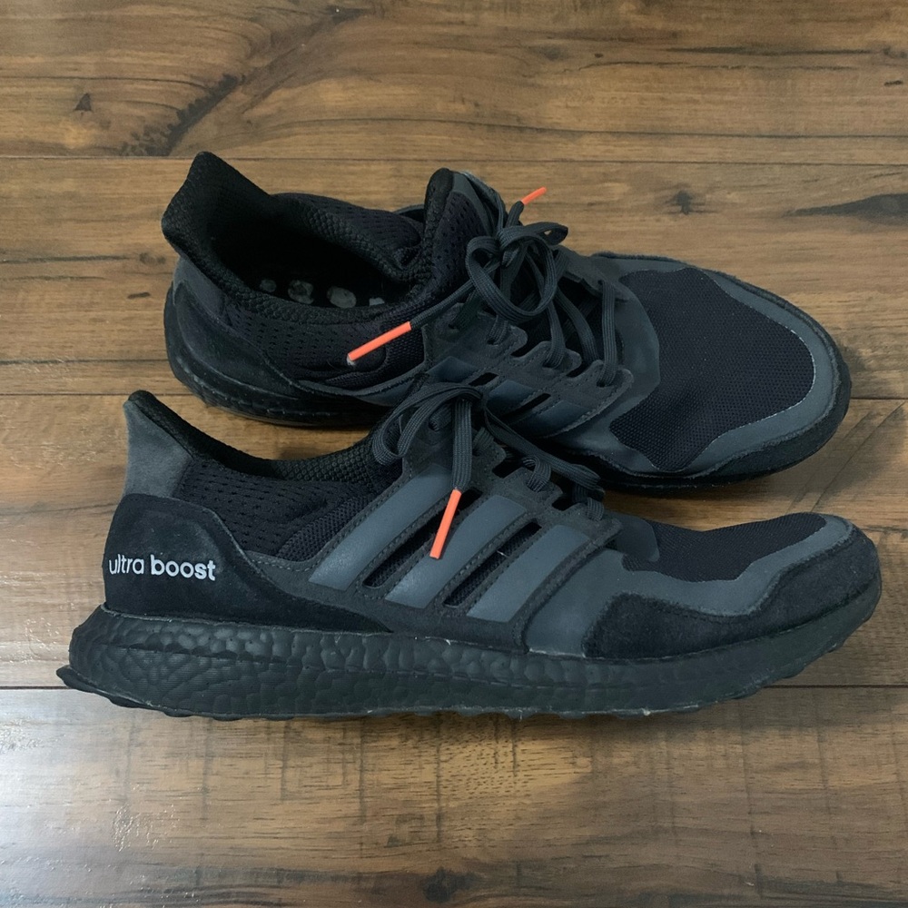 Adidas Ultra Boost Black with Red Accents